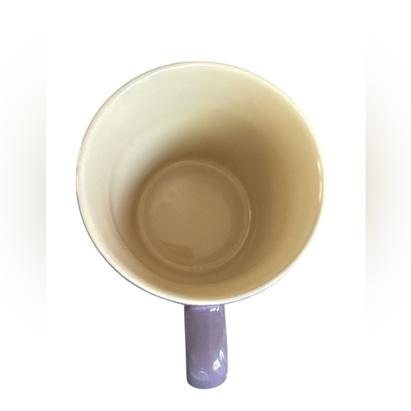 Le Creuset Purple Stoneware Coffee Mug Ultra Violet 350ml 11.8 Oz - Picture 4 of 5